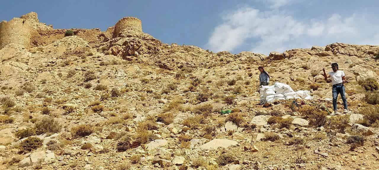 آغاز مرمت اثر تاریخی شیر قلعه شهمیرزاد