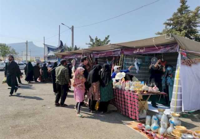 برپایی ۱۰۰ غرفه صنایع دستی در اربعین از کنگاور تا مرز خسروی