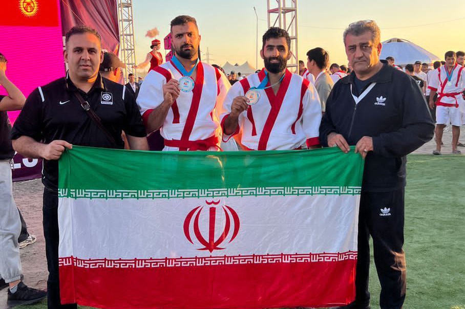 جام جهانی قزاق کورسی؛ ۲ مدال برای تیم کشتی سنتی ایران