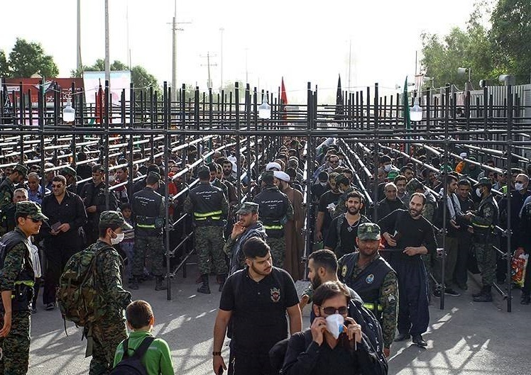تردد بیش از یک میلیون و ۸۰۰ هزار زائر اربعین حسینی در مرز‌های خوزستان