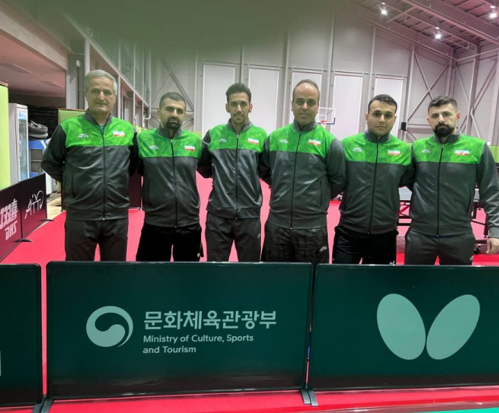 ششمی تنیس روی میز ایران در آسیا و کسب سهمیه جهانی