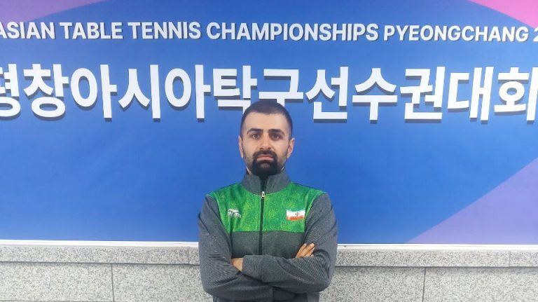 صعود نوشاد تنیس روی میز ایران به جمع ۱۶ نفر برتر آسیا
