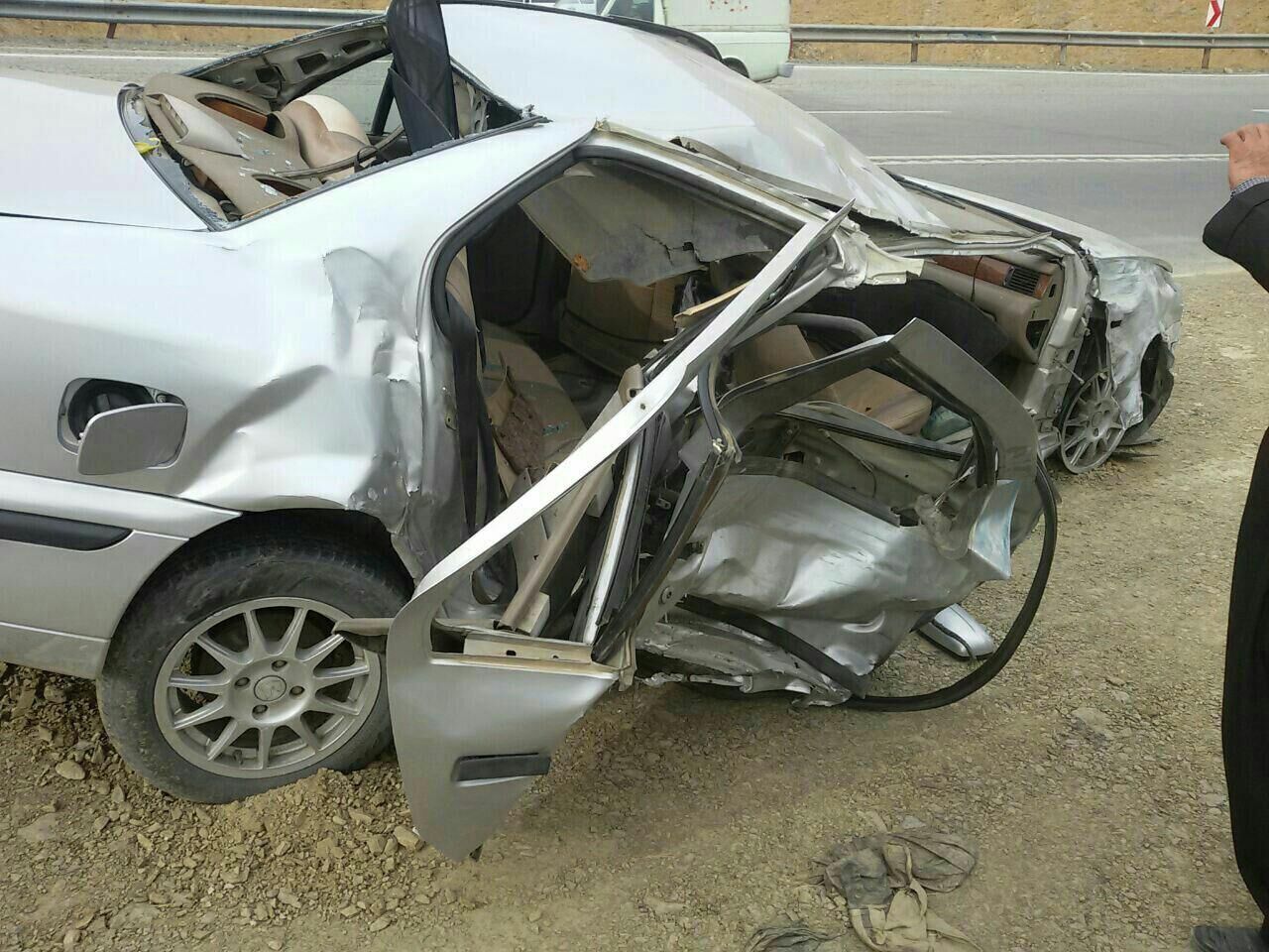 چهار کشته بر اثر واژگونی خودرو در محور باغچه - مشهد
