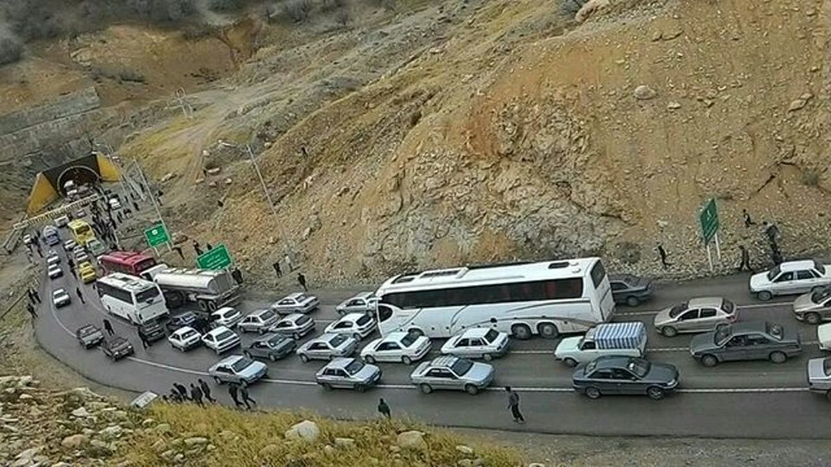 آخرین وضعیت ترافیکی در جاده های منتهی به مرز با عراق