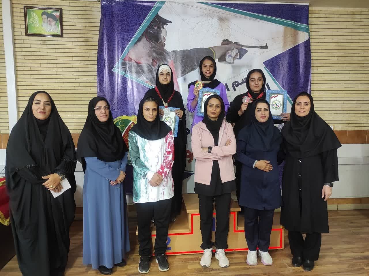 پایان مسابقات تیراندازی دختران در اصفهان