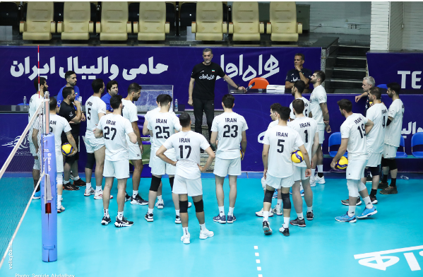 آخرین تمرین تیم ملی والیبال در تهران با حضور اصحاب رسانه