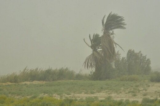 پیش بینی وزش باد و گرد وخاک در خوزستان