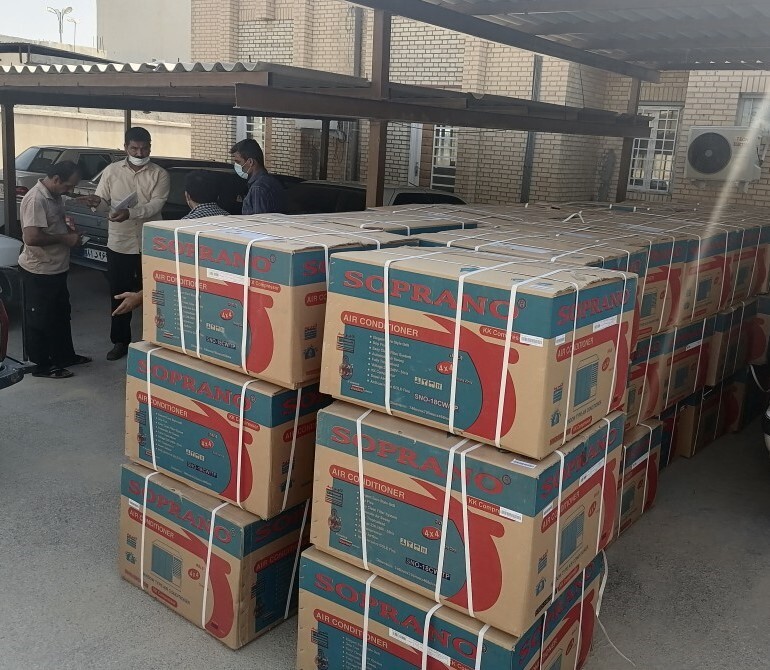 توزیع ۱۰۰۰ دستگاه کولر گازی میان مددجویان کمیته امداد بوشهر