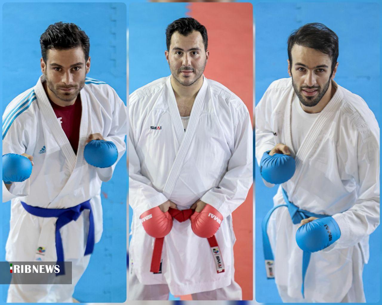 ۳ نشان رنگارنگ نمایندگان کاراته ایران در مسابقات سوئیس