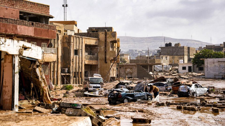 جدیدترین آمار قربانیان و مفقودان طوفان و سیل شرق لیبی