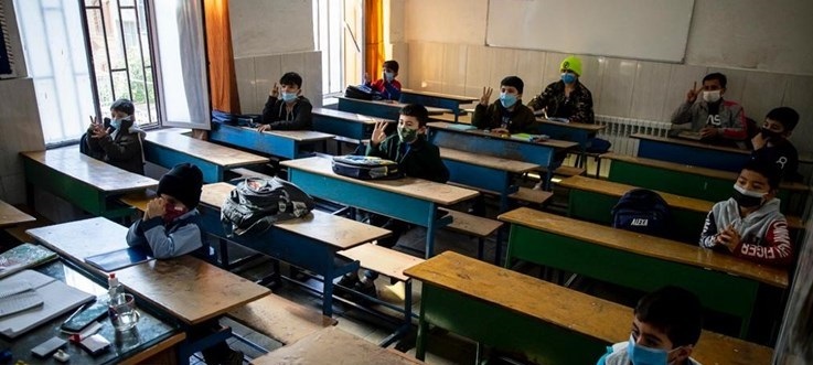 تحصیل کودکان کار در مراکز پویا شهر پایتخت