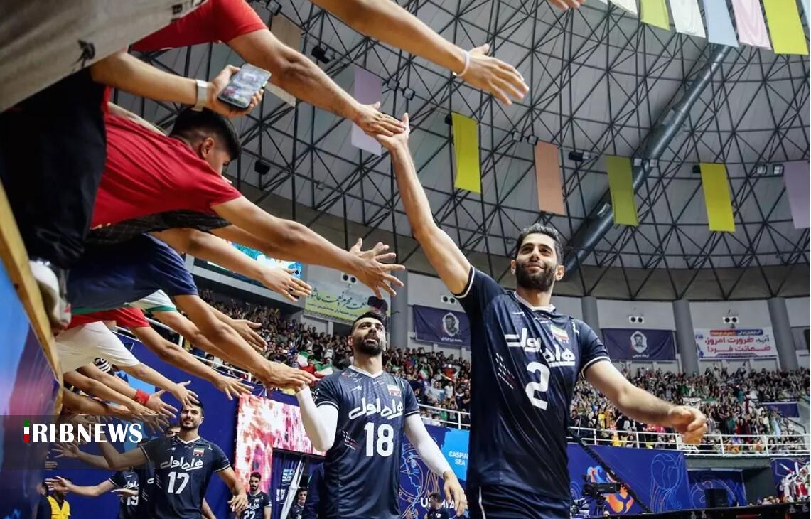 والیبال قهرمانی آسیا: ایران - چین /اوج هیجان در ارومیه