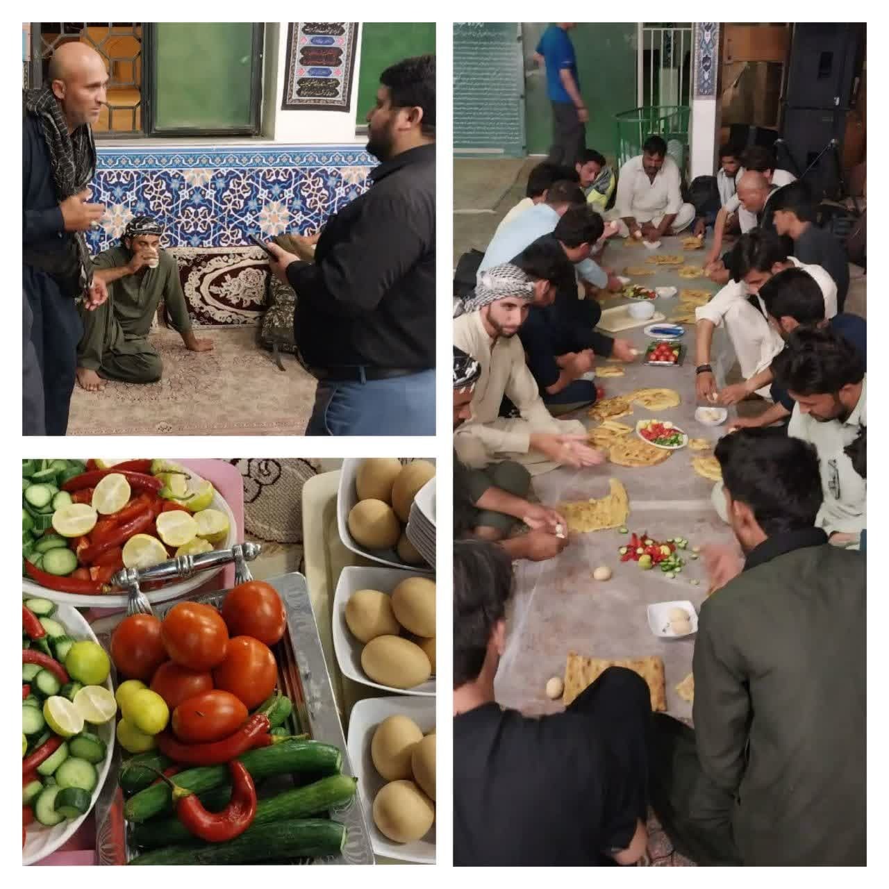 ورود کاروان زائران پاکستانی به موکب امامزادگان باقریه (ع) شهرستان بیرجند