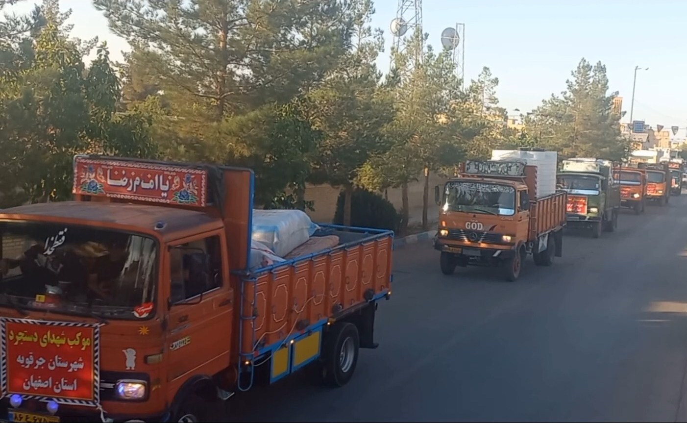 اعزام اولین موکب روستایی از روستای دستجرد به کربلا