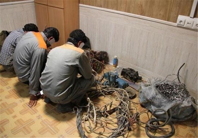 انهدام باند سارقان کابل‌های مخابراتی در تهران