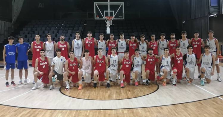 سومین پیروزی تیم بسکتبال پسران زیر ۱۶ سال در ترکیه