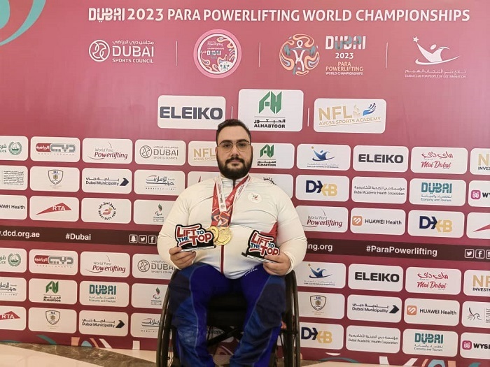 پاراوزنه‌برداری قهرمانی جهان؛ قهرمان ایرانی پارالمپیک ۲ طلا گرفت