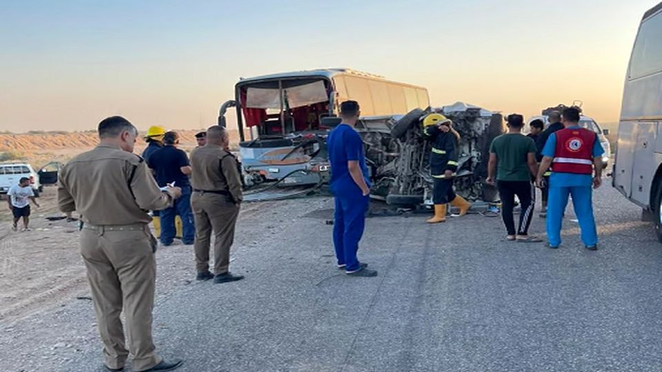 ۷ فوتی و ۸ مصدوم بر اثر واژگونی خودروی زائران ایرانی در عراق