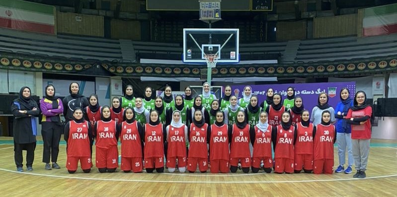 برگزاری طرح استعدادیابی بسکتبال دختران زیر ۱۸ سال ایران