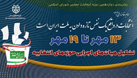 تعیین هیات‌های اجرایی انتخابات مجلس در زنجان