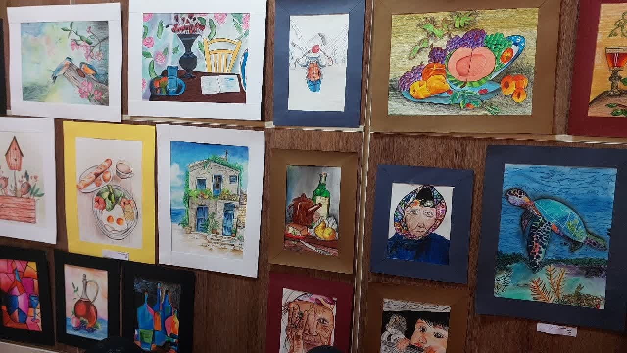 برپایی نمایشگاه نقاشی کودکان و نوجوانان در کلارآباد
