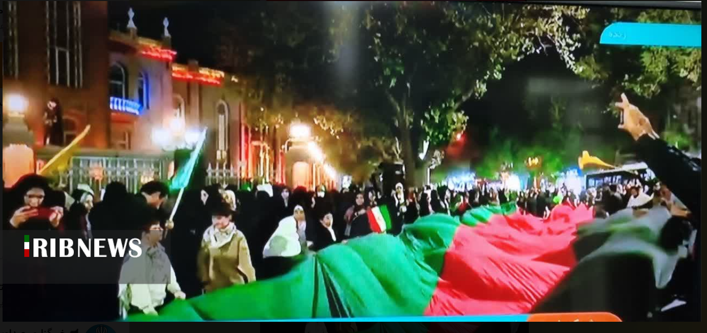 تجمع مردم تبریز در پی پیروزی مقاومت بر دشمن صهیونیستی