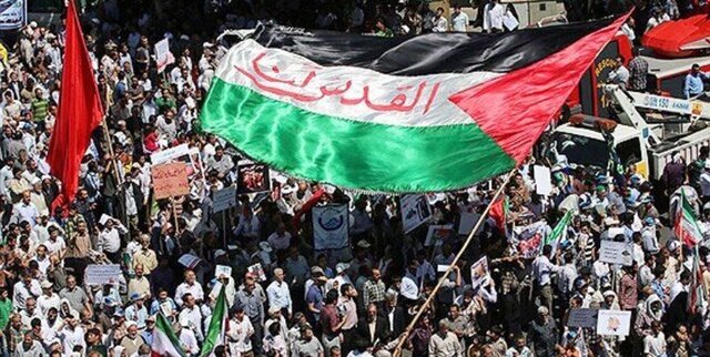 برگزاری راهپیمایی مردمی حمایت از فلسطین در هرمزگان