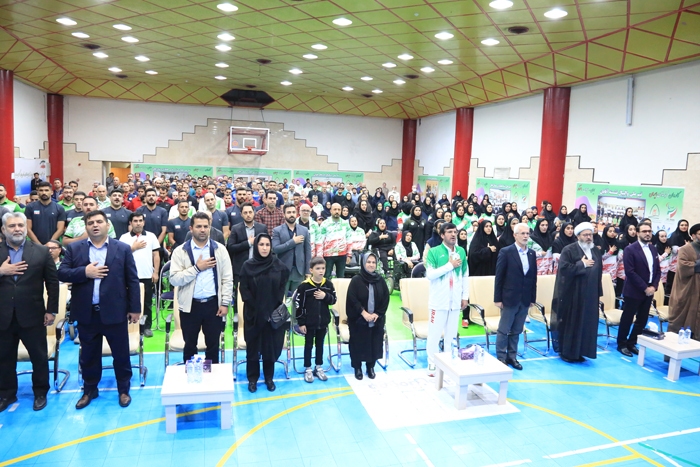 برگزاری مراسم بدرقه کاروان اعزامی ایران به هانگژو