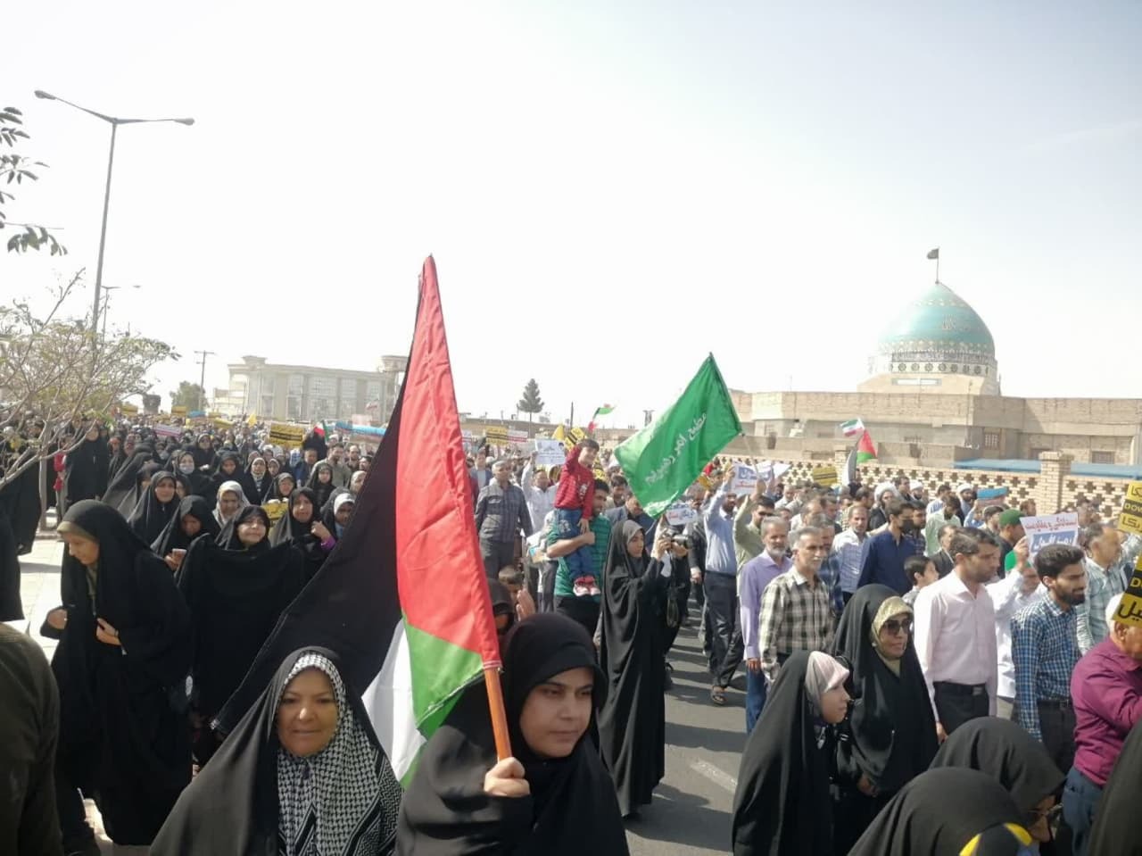 حضور پرشور مردم خراسان جنوبی در راهپیمایی ضدصهیونیستی