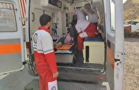 واژگونی خودوروی سواری در آزادراه زنجان _قزوین با ۲ مصدوم