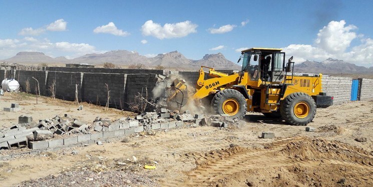 رفع تصرف اراضی شهرستان ساوه