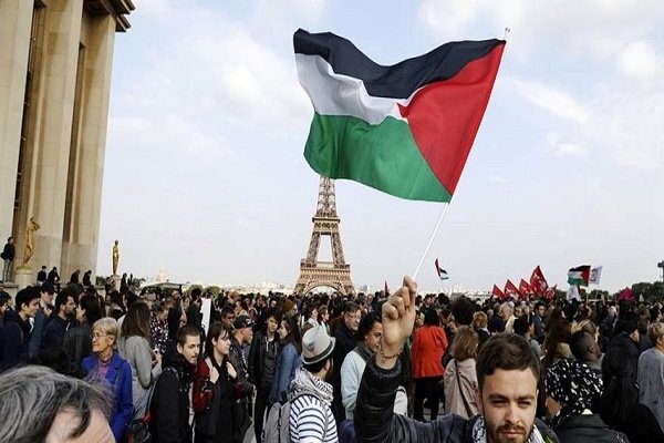 ادامه تظاهرات حمایت از فلسطین و ضد صهیونیستی در فرانسه