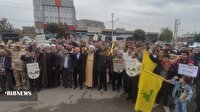 تجمع مردم شهرستان پلدشت در حمایت از مردم غزه