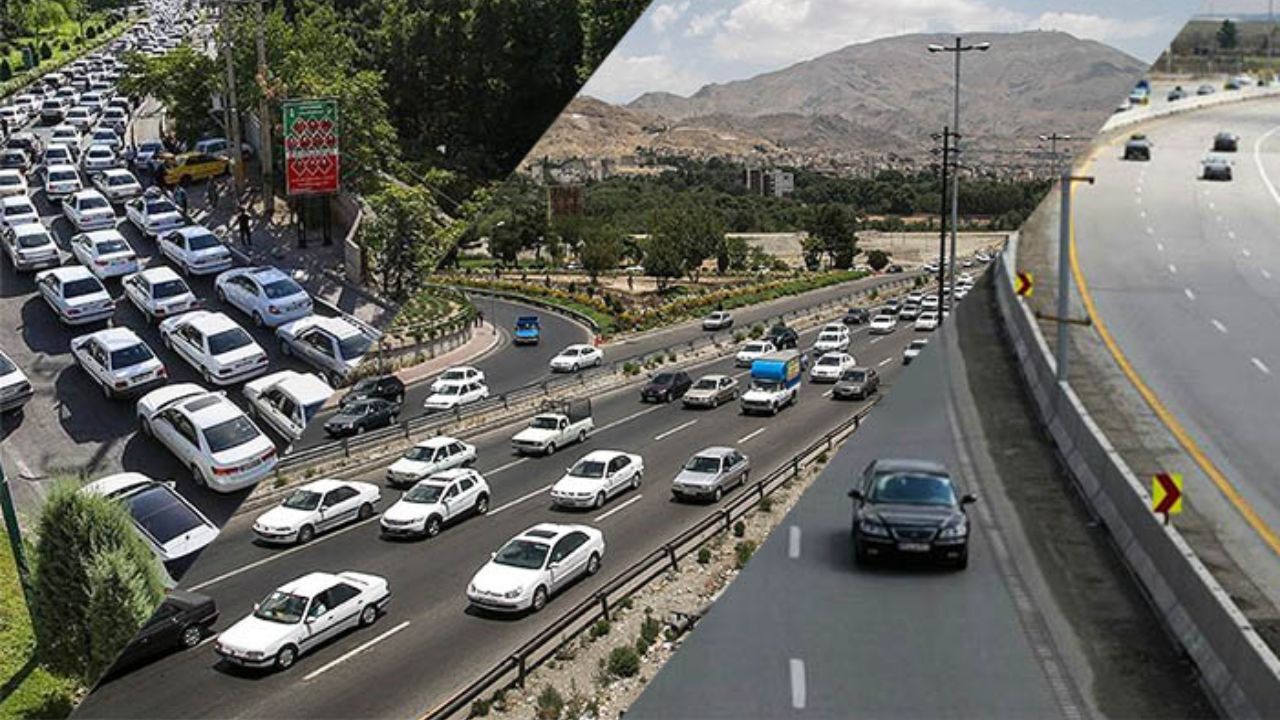 آخرین وضعیت ترافیکی جاده‌های کشور در ساعت ۱۸ امروز