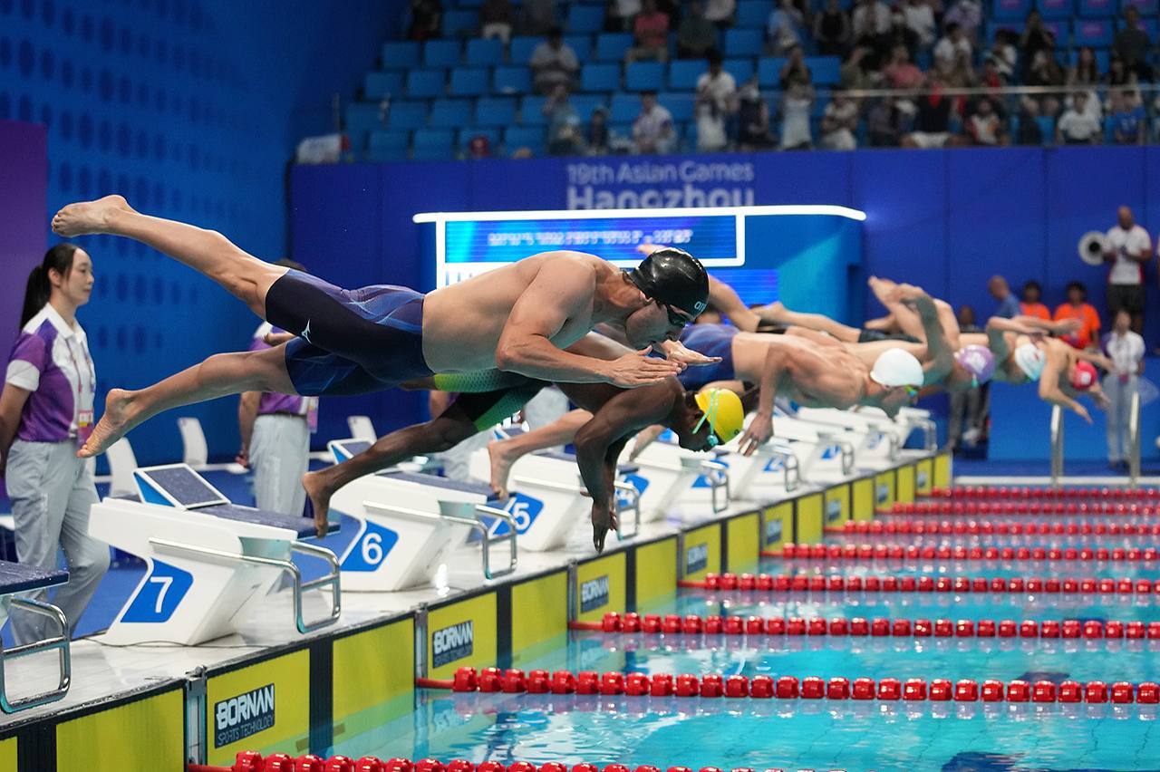 بازی‌های آسیایی هانگژو؛ پایان کار شناگران ایران در ۵۰ آزاد و ۵۰ کرال پشت