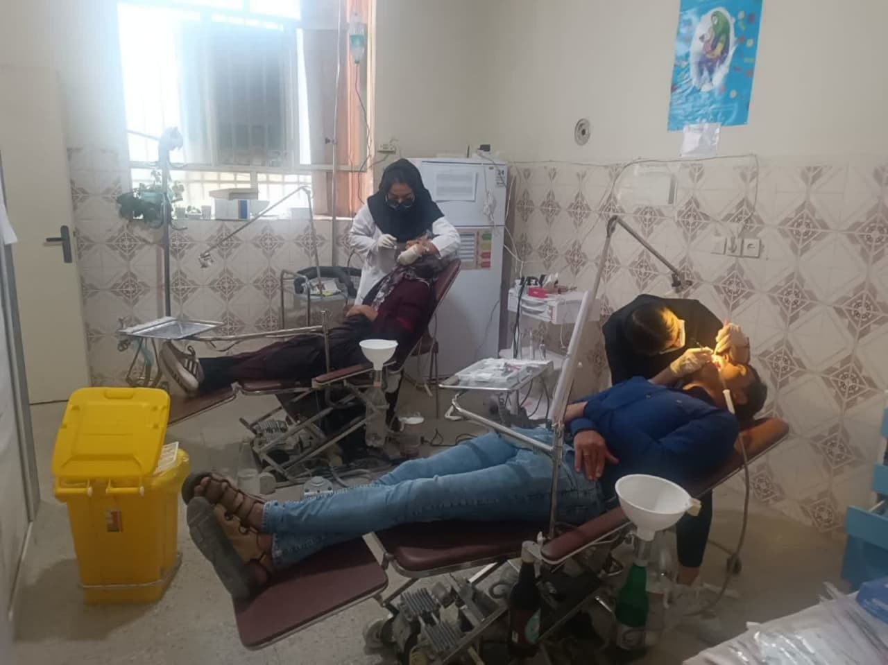 ارائه خدمات رایگان دندانپزشکی به روستاییان شهرستان خاتم