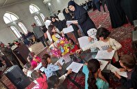 حضور «کاروان جهادی» کتابخانه‌های عمومی آذربایجان غربی در  روستای بادکی