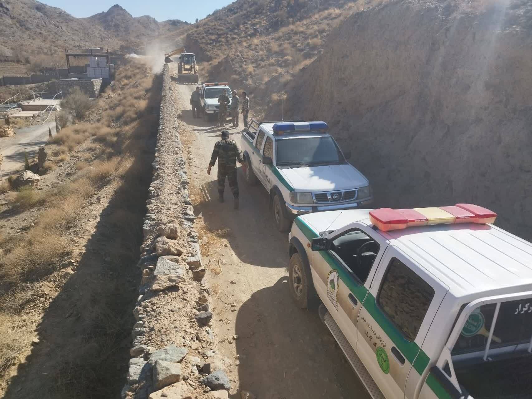 رفع تصرف بیش از نیم هکتار از اراضی ملی در شهرستان بیرجند