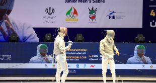 صعود ۱۳ سابریست ایرانی به جدول حذفی جام جهانی شمشیربازی جوانان