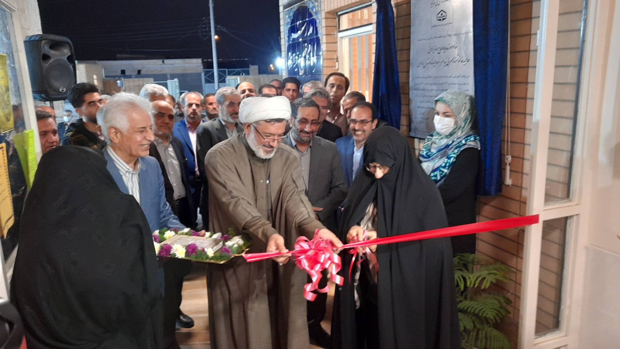 افتتاح مدرسه خیر ساز در کاشان