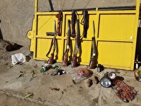 دستگیری شکارچیان متخلف در شهرستان تکاب
