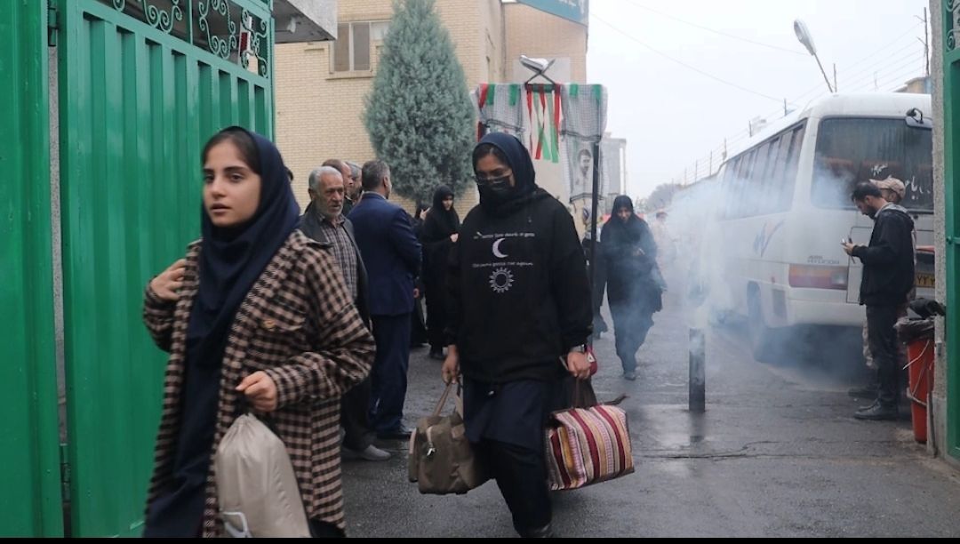 اعزام راهیان نور دانش آموزان دختر محمدشهر به مناطق جنگی دوران دفاع مقدس