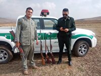 دستگیری شکارچیان متخلف در باروق