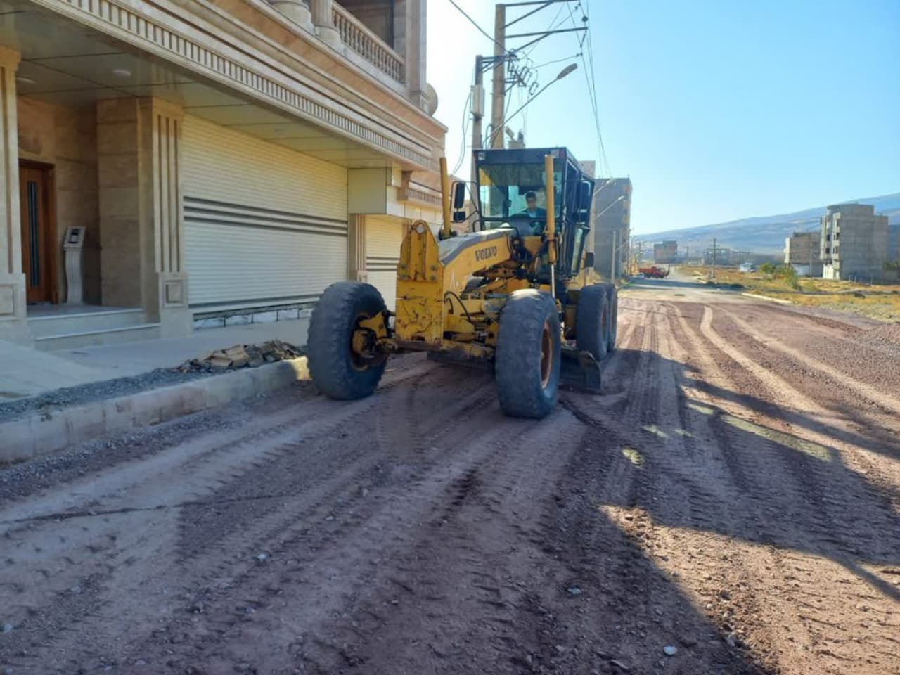 زیرسازی منشعبات خیابان شهید عزیزی در ارومیه