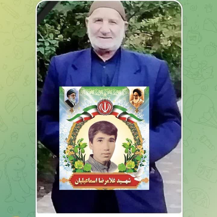 تشییع پیکر پدر شهید اسماعیلیان در انابد بردسکن