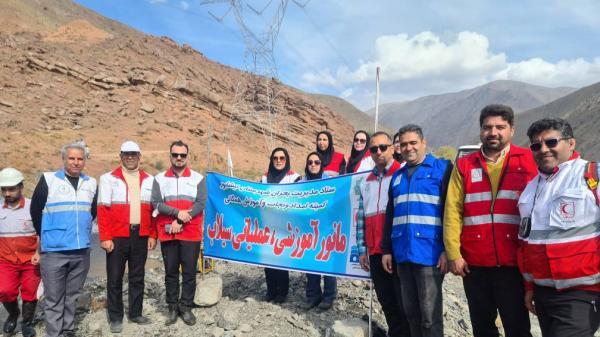 برگزاری تمرین پدافند غیرعامل (آموزش عملیاتی سیلاب) درروستای عیش آباد شهرستان نیشابور