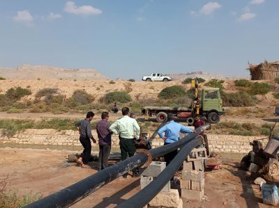 جمع آوری پمپ برداشت غیرمجاز آب در شبکه آبیاری شهید رجایی