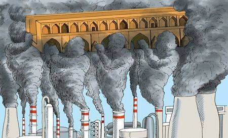 سایه سنگین آلودگی بر سر اصفهان