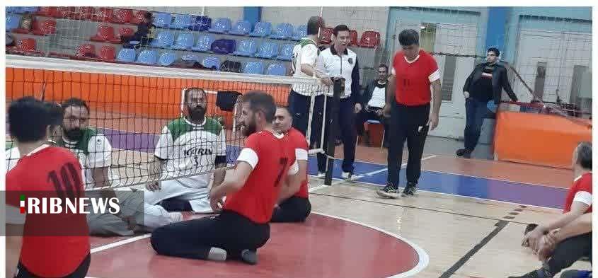 دیدار دوستانه والیبال نشسته جانبازان و توان‌یابان سلماس و تبریز