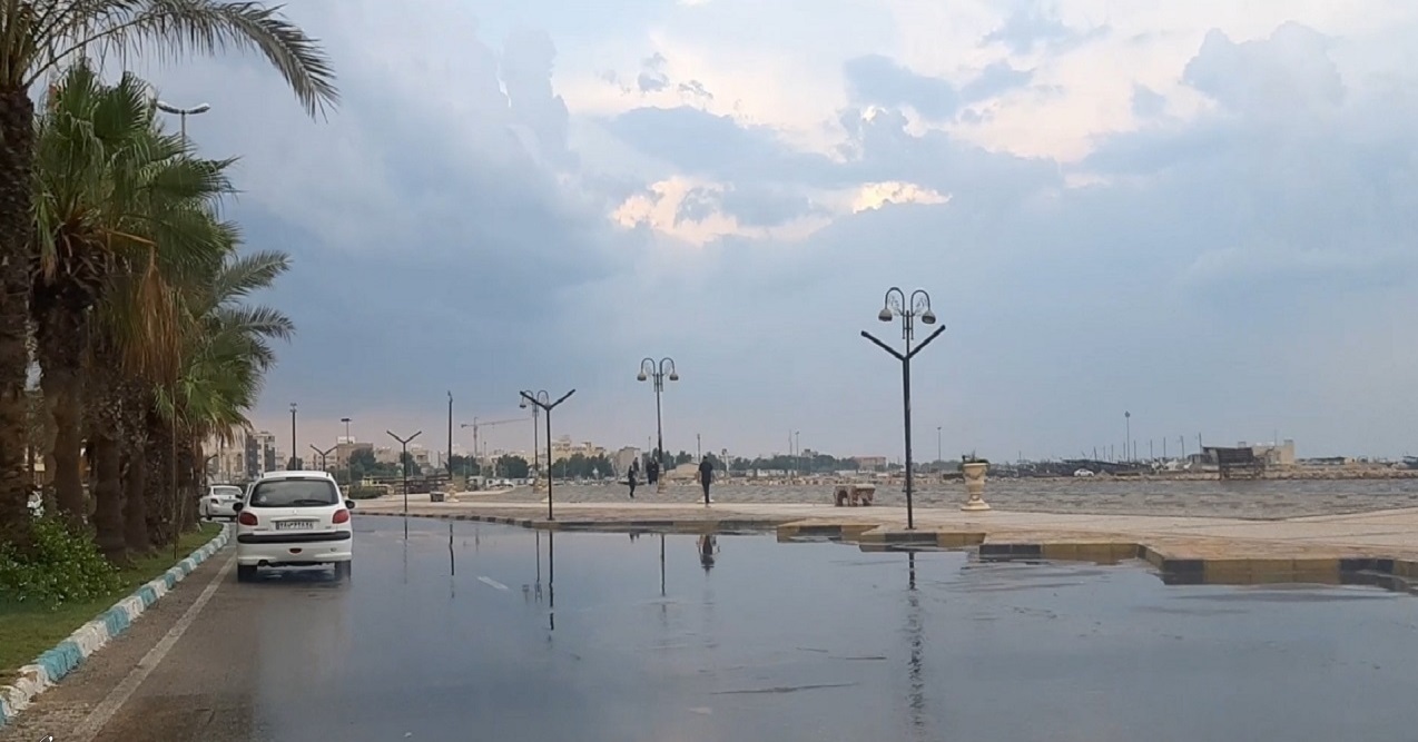آغاز بارش رحمت الهی در بوشهر